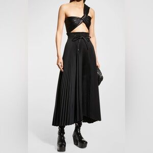 A.C.L Black One-Shoulder Dress